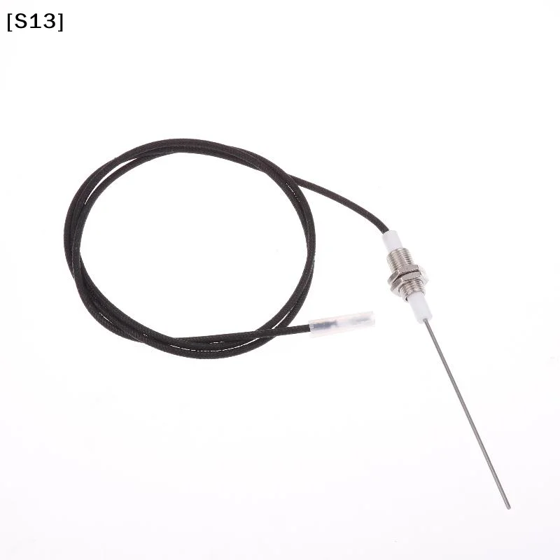 1/5PCS 60/90cm Ceramic Electrode Ignition For Gas Fireplace With Two Fixing Nut M10 Spark Ignition Flame Sensor[Q][Q]Q@
