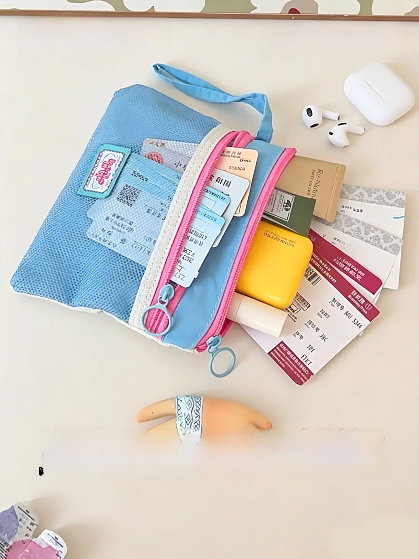 multi-functional-travel-document-card-holder-protects-passport-and-id-mesh-pocket-convenient-for-on-the-go-adults