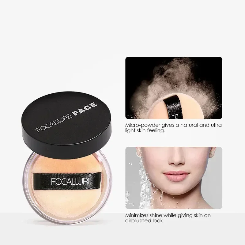 Matte Loose Powder Setting Concealer Professional Face StylingPowder Invisible Pores Oil Control Makeup Translucent Brightening