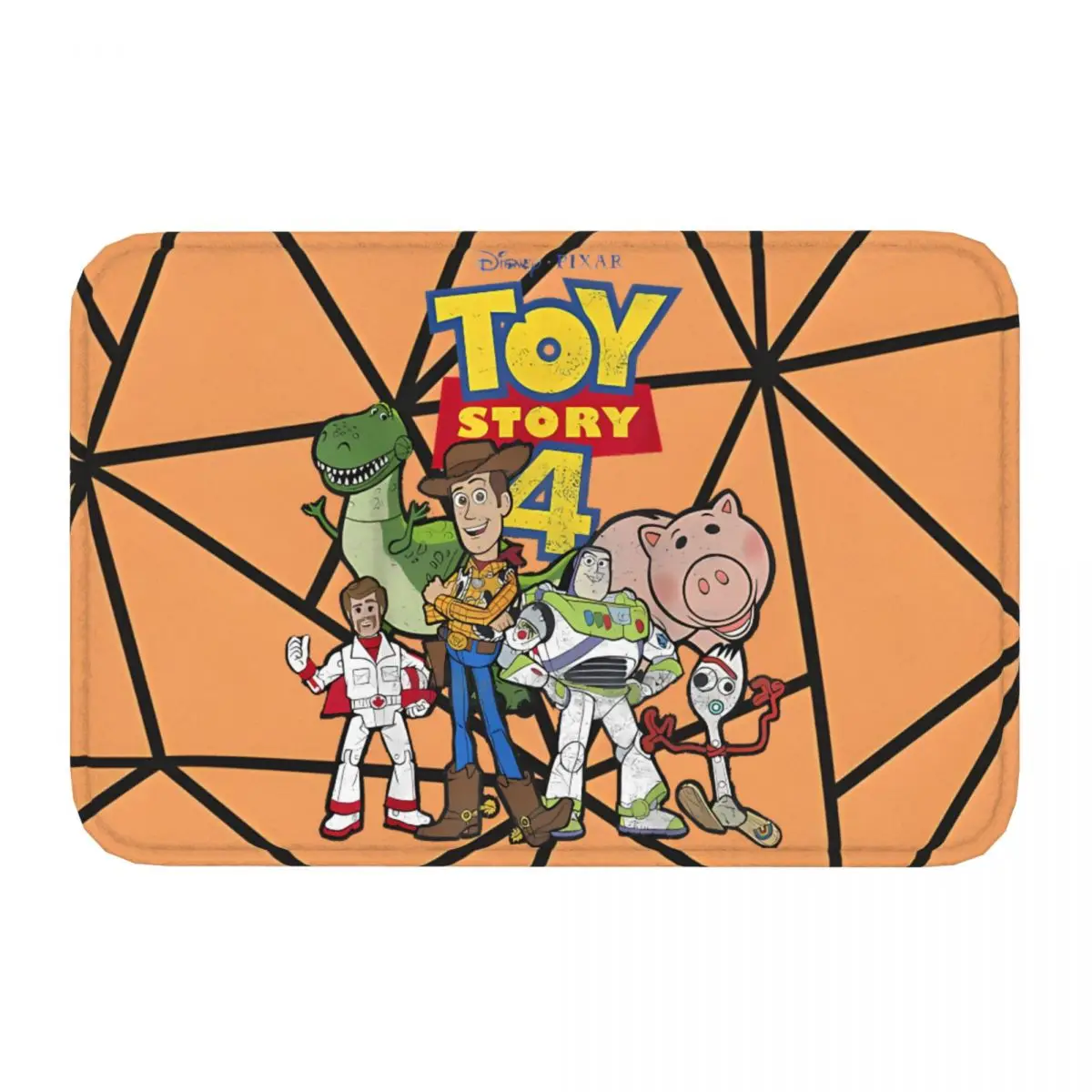 Toy Story Non-slip Doormat Kitchen Mat Group Shot Movie Logo Hallway Carpet Entrance Door Rug Home Decor