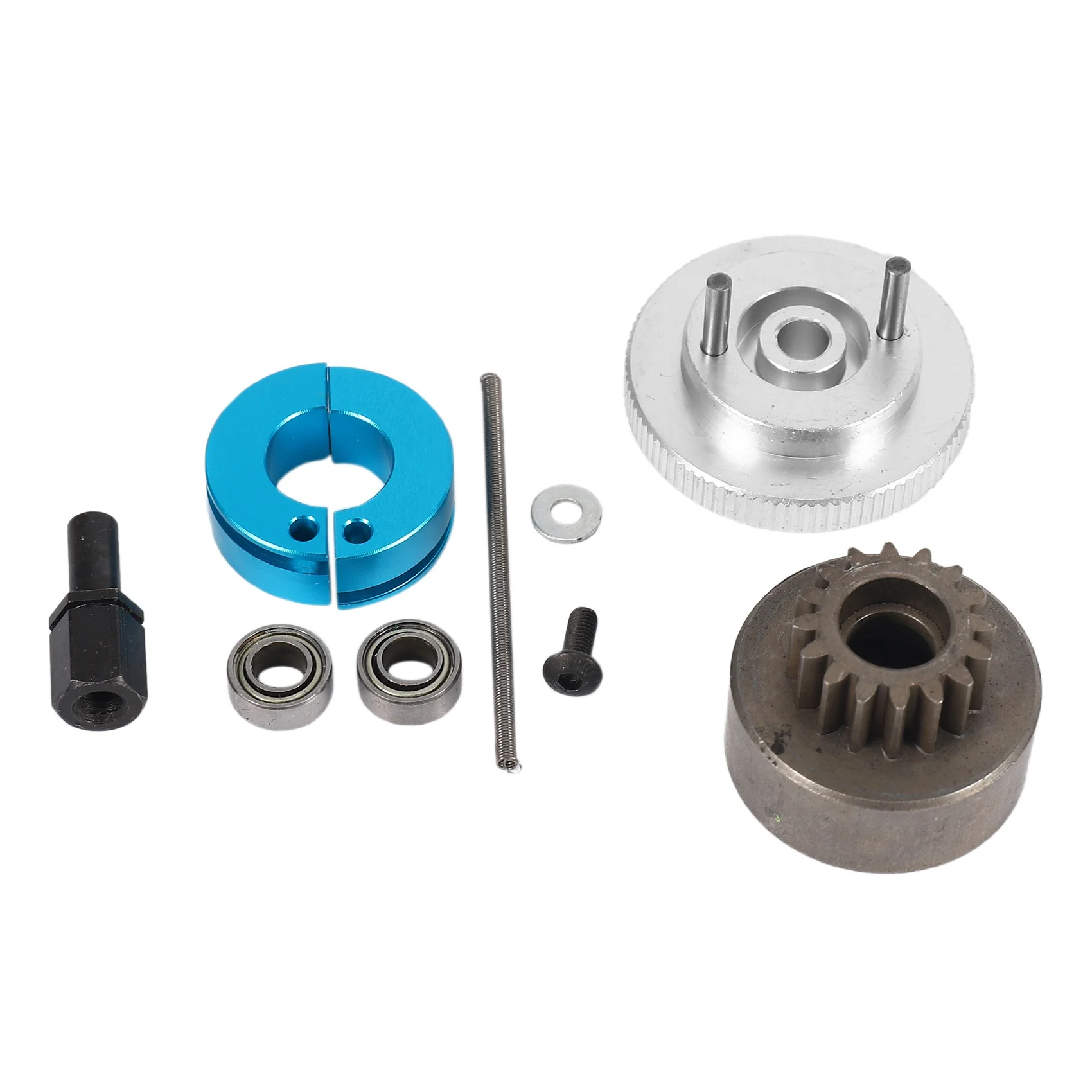 RC 14T Clutch Bell + Shoes with Spring +Flywheel Assembly Kit Set for Redcat Volcano S30 -18 VX-18 Nitro Engine Parts