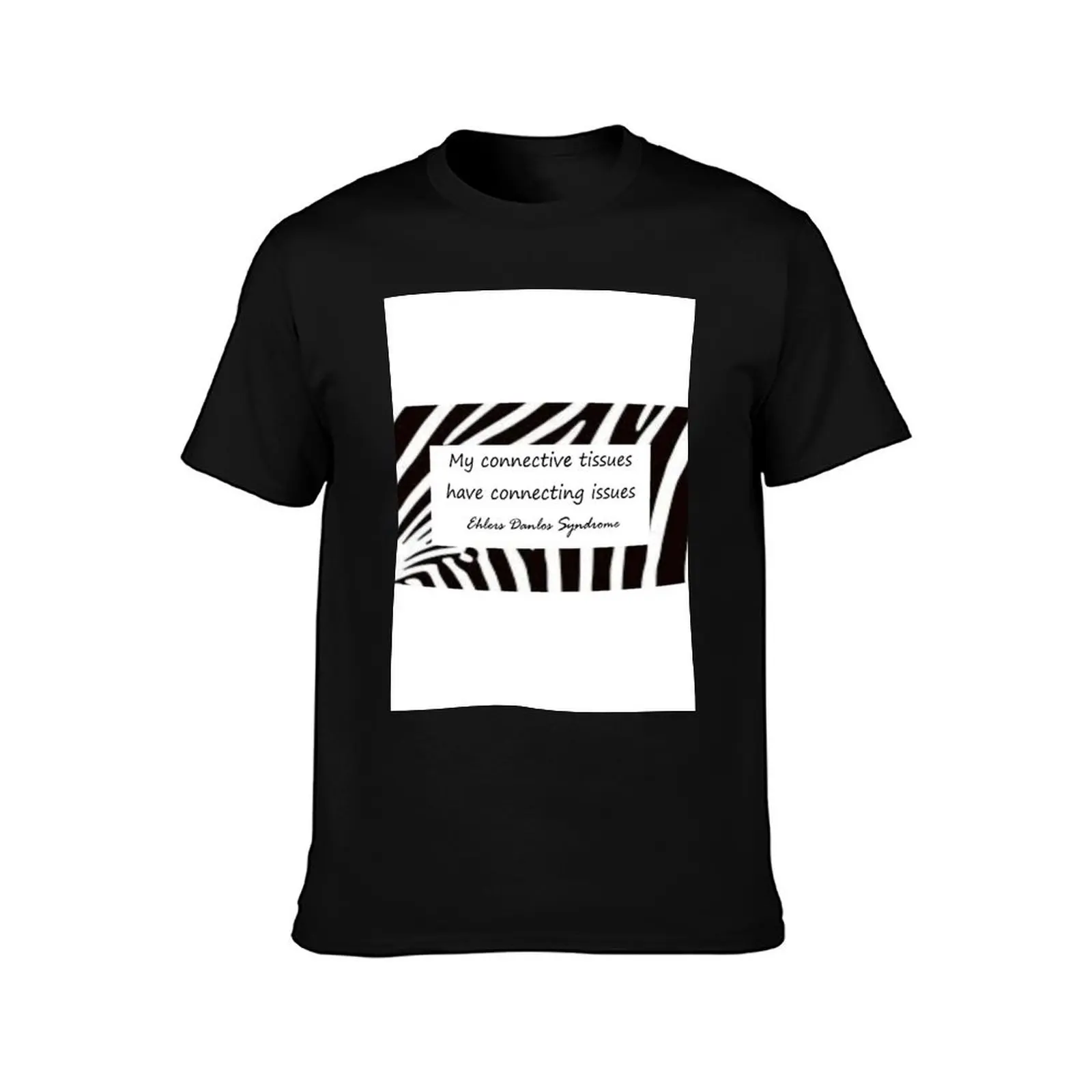 Connective Tissue Issues - Ehlers Danlos Syndrome T-Shirt Simple Solid Color Crew Neck Tee T-Shirt