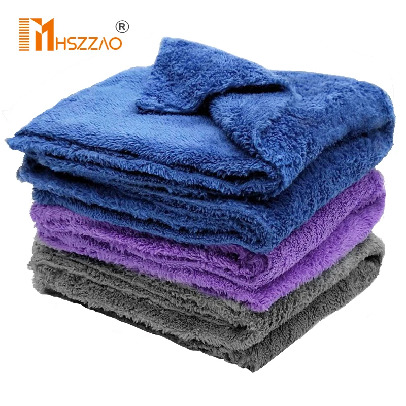 

40x40cm Extra Soft Car Wash Microfiber Towel Car Cleaning Drying Cloth Car Care Cloth Detailing Car WashTowel Never Scrat