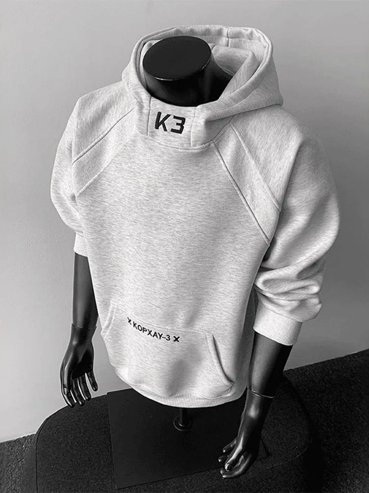 

Мужская американская высококачественная толстовка с капюшоном на флисовой подкладке, утепленная, свободного кроя, повседневная, осенне-зимняя, модная, новая модель