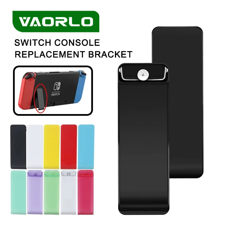 Easy Install Kickstand Replacement for Nintendo Switch, Back Cover Support Stand, Tool-Free Repair Part, Console Accessory