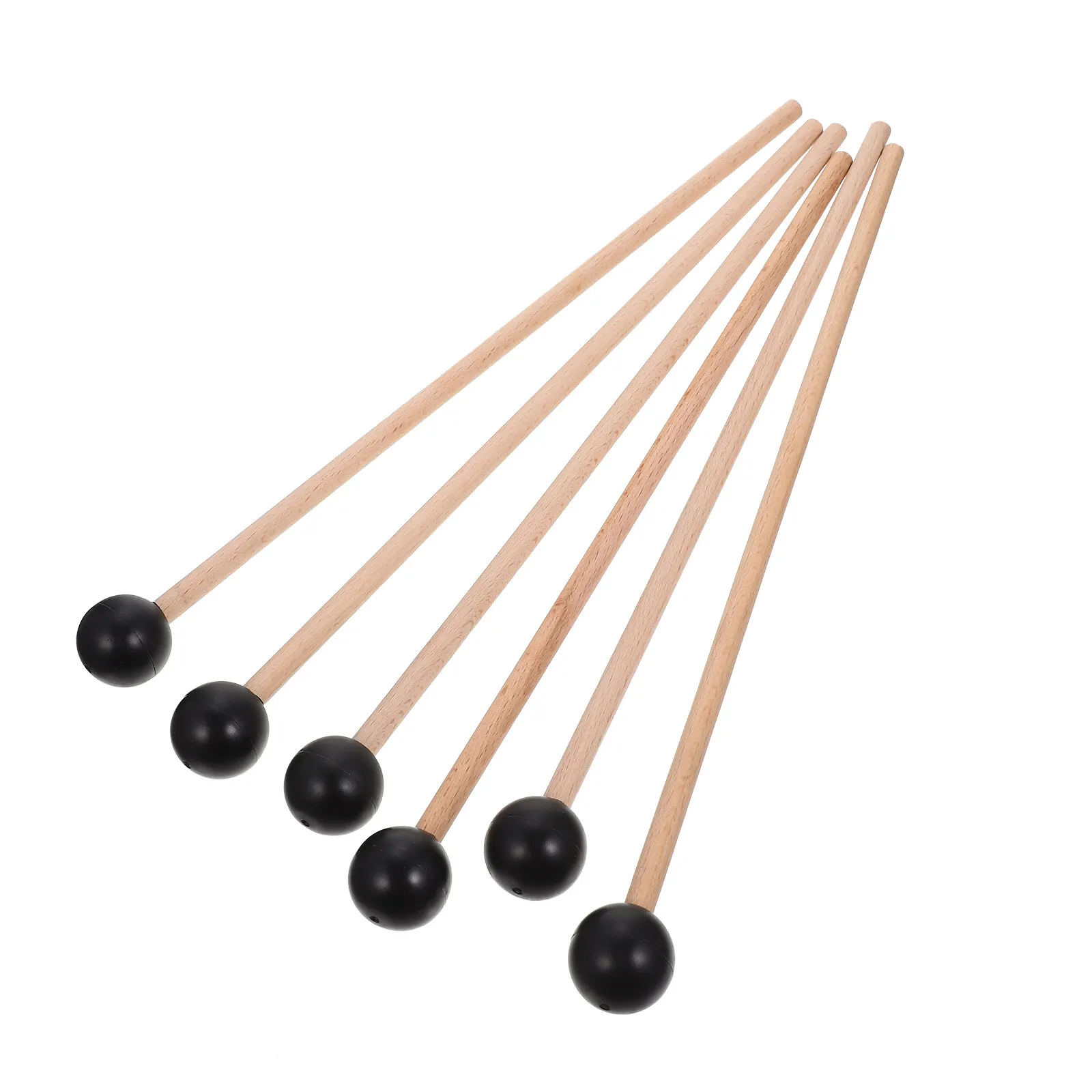 

Wooden Marimba Mallets Xylophone Hammer Rubber Drumsticks Tongue Sturdy Durable Music Accessories Lightweight
