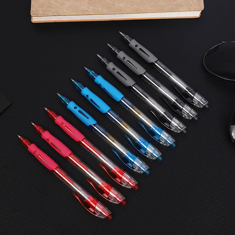 Wholesale classic press pen bullet press gel pen water pen sign pen 0.5mm student office pen Glass pen Glass fountain pen