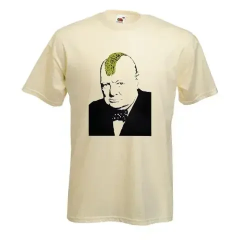 Banksy Churchill Mens T Shirt