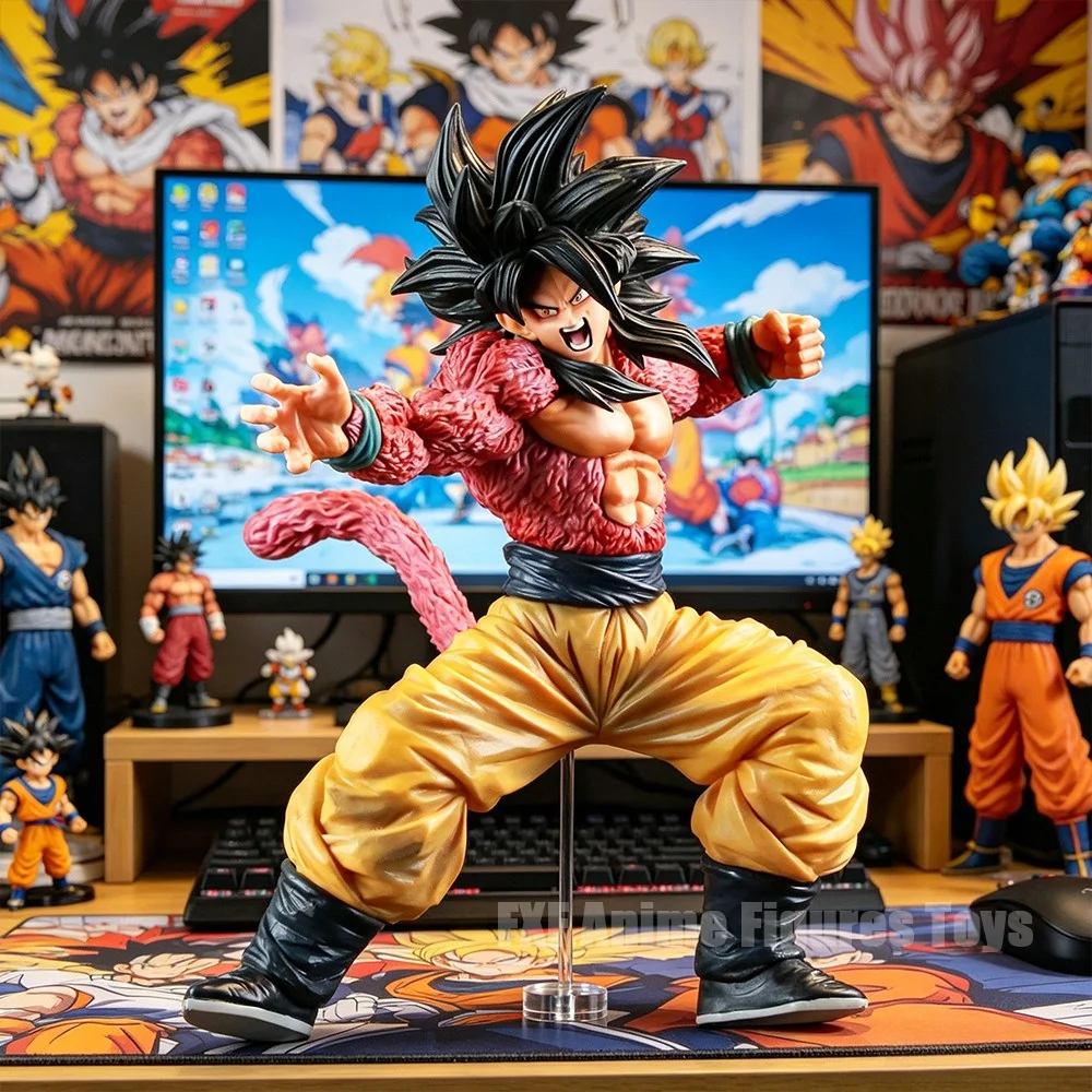 

10.24in/26cm Anime Dragon Ball Z Figure Super Saiyan 4 Son Goku Action Figures Pvc Statue Ornamen Collection Model Toys Gifts