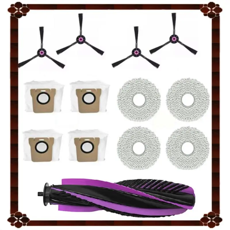 24-Hour Delivery 13PCS Accessories Kit For JONR P20 Pro Robot Vacuum Cleaner Accessories Replacement Washable Main Side Brush Mo