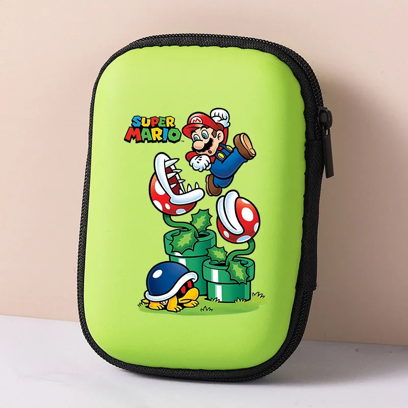 

Super Marios Bros Storage Bag Cartoon Game Storage Box Data Cable Charger Travel Earphone Storage Protective Case Bags Xmas Gift