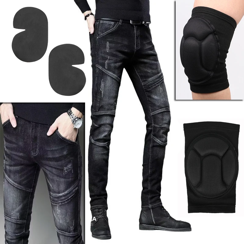 New Motorcycle Jeans Riding Pants Anti-fall Classic Motorcycle Rider Pants Racing Pants for All Seasons