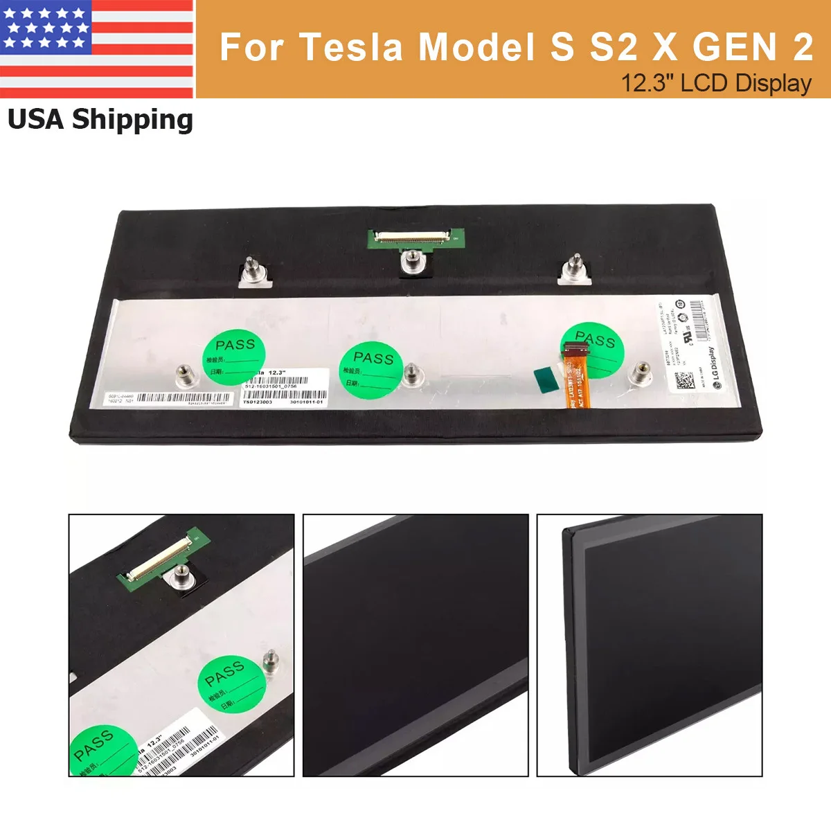 

LA123WF4(SL)(01) 12.3" LCD Display For Tesla Model S/S2/X GEN 2 Digital Instrument Cluster Screen Replacement