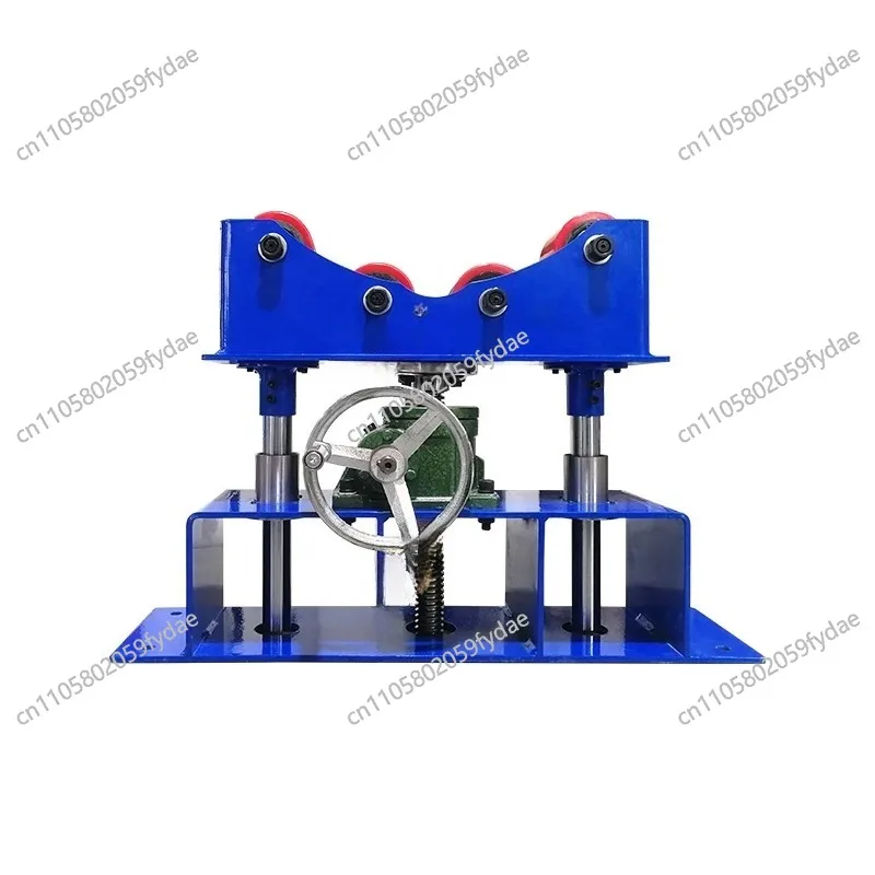 Adjustable lift positioner flange pipe welding height adjustment support rack precision roller frame
