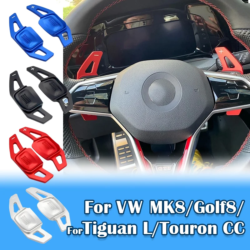

Пелюстки переключения передач для Volkswagen VW Tiguan Jetta MK6 Golf 7 Alltrack MK7 Passat B8 Вариант автомобильного руля DSG Расширение переключения передач
