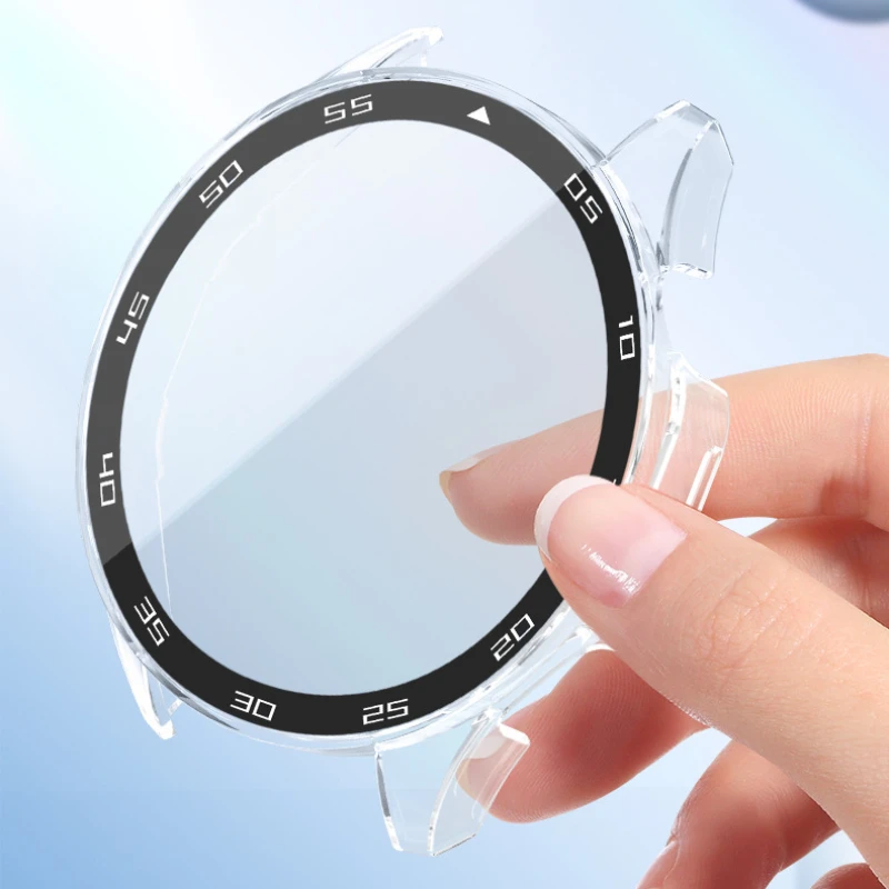 Vetro temperato + custodia per Huawei Watch GT4 46mm copertura completa della protezione dello schermo del paraurti per Huawei Watch GT 4 41mm accessori