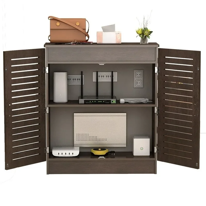 Placement rack Shielding box Multimedia network cable Storage box Shielding cabinet Socket wifi router Storage