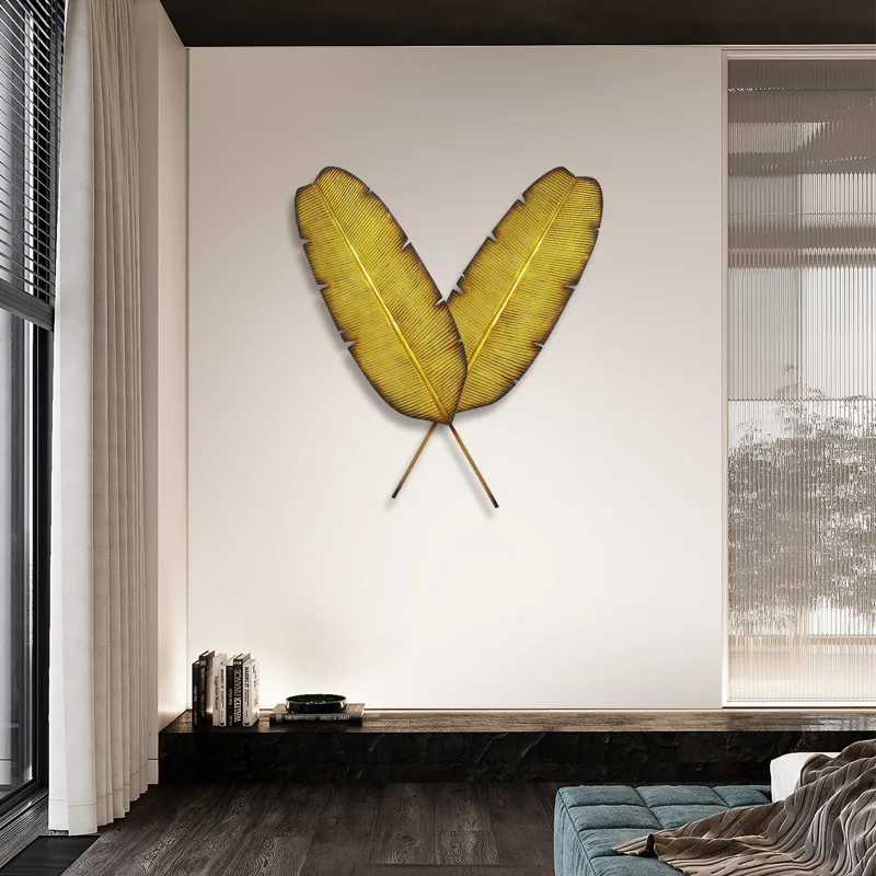 

Living Room Banana Leaf Metal Entrance Leaf South East Asia