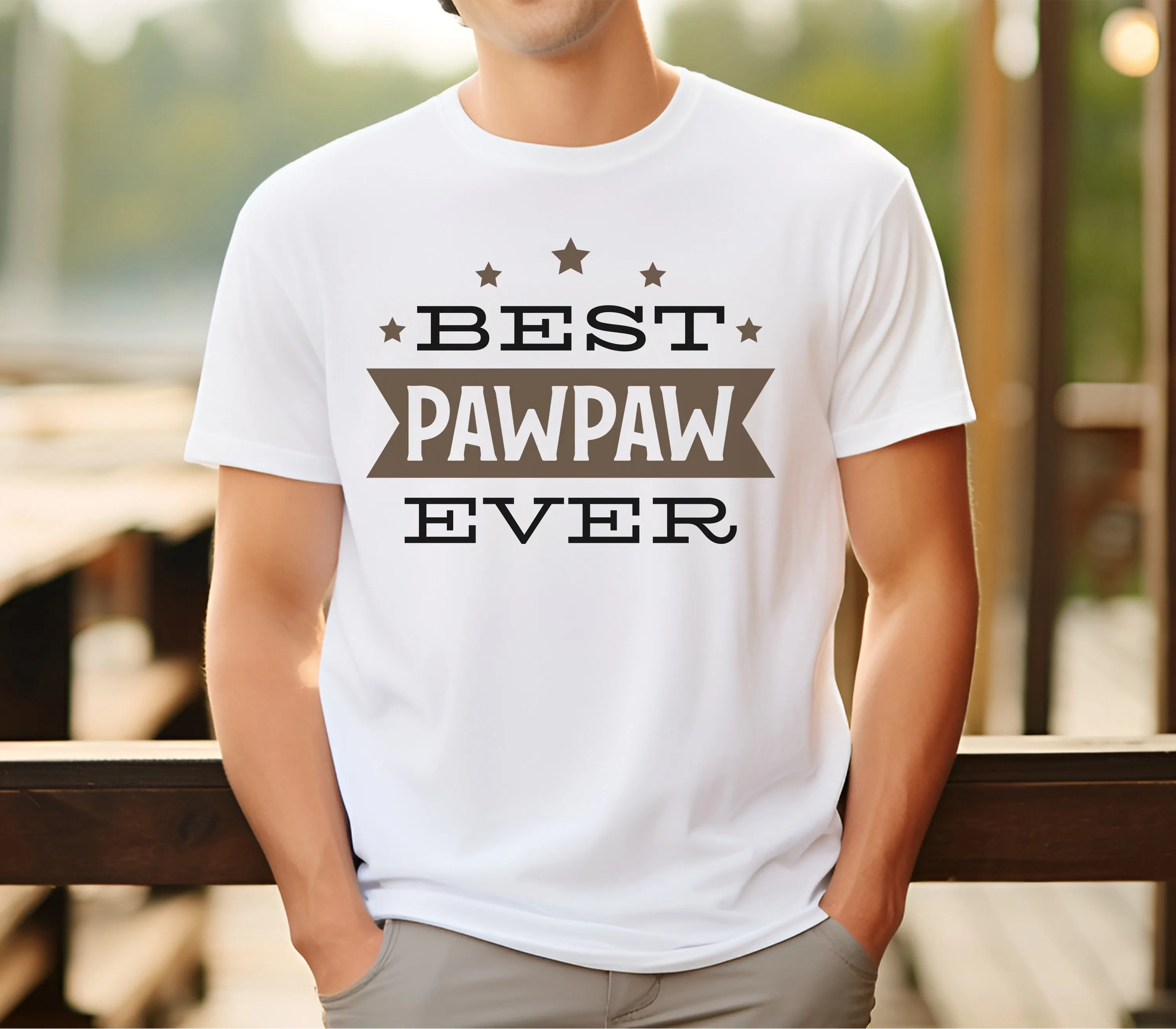 Best Pawpaw Ever T Shirt Awesome For Grandpa Father'S Day