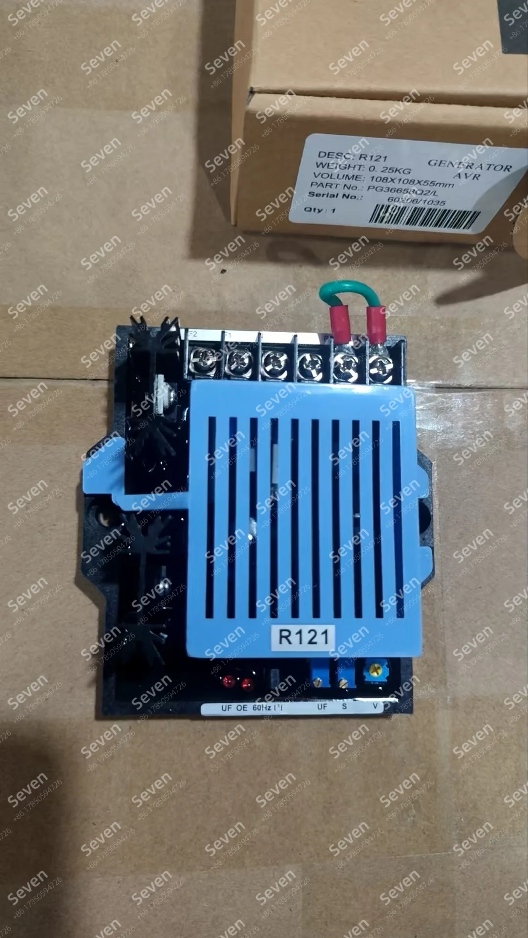 

R121 AVR Automatic Voltage Regulator, High-Performance Encapsulated Unit for DC Excitation in Generators