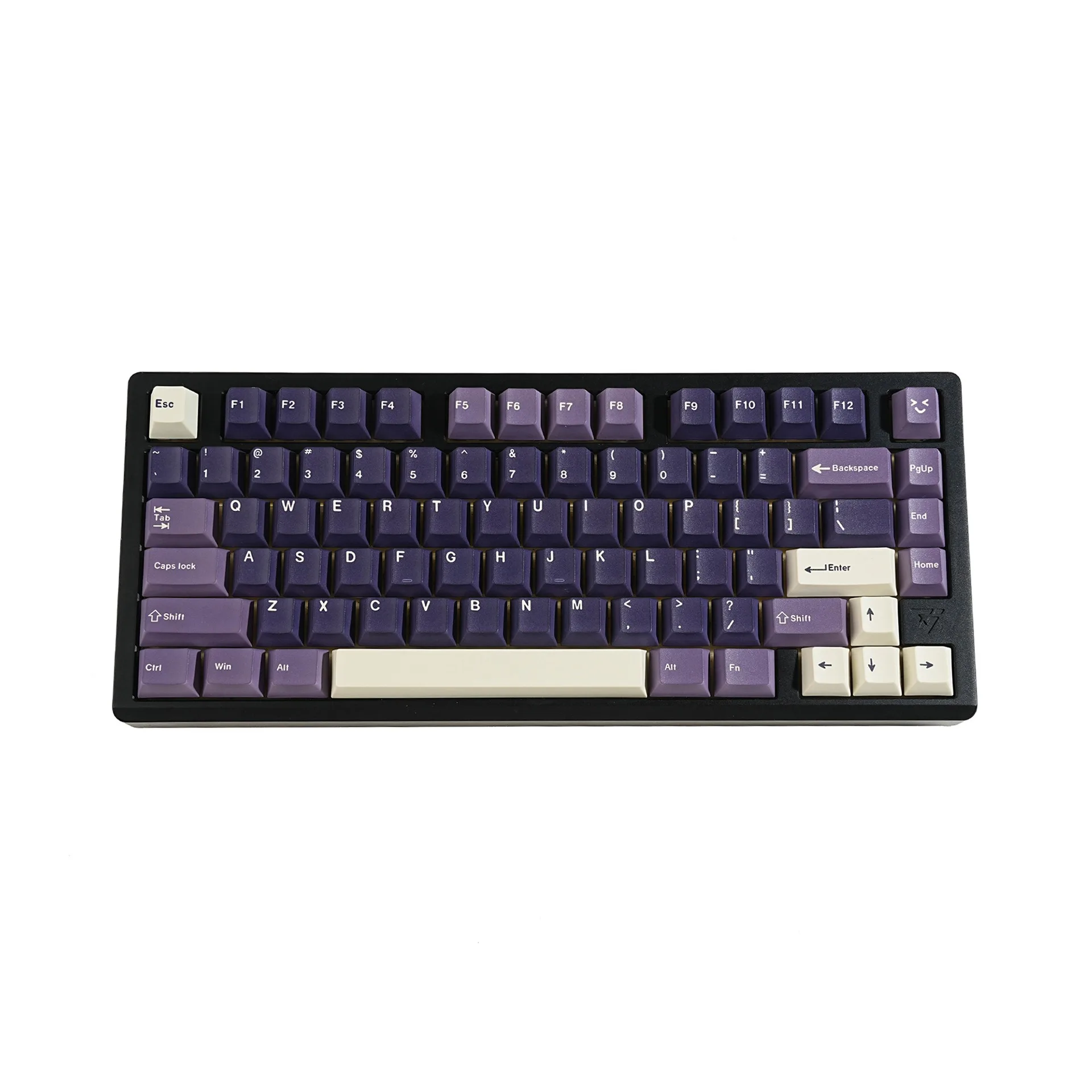 Fioletowe mechaniczne nakładki na klawisze 7U ISO Rosyjski Hiszpański Francuski Abnt2 Koreański Niemiecki Arabski Japoński Profil Cherry PBT Keycap — zdjęcie produktu 5