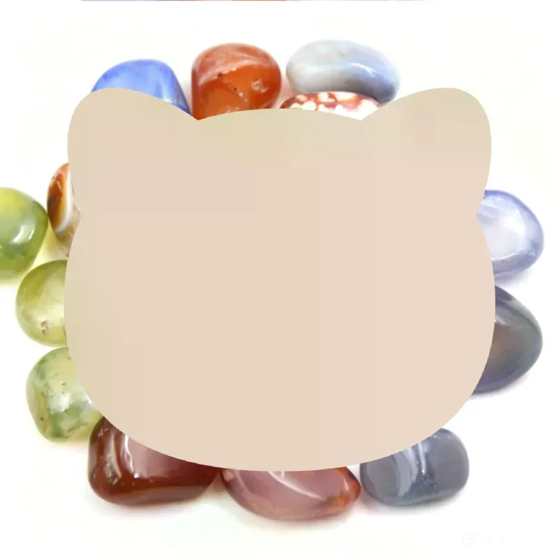 50g Mixed Colors Natural Agate Stones Gemstone Rock Tumble Stone 20mm Decoration