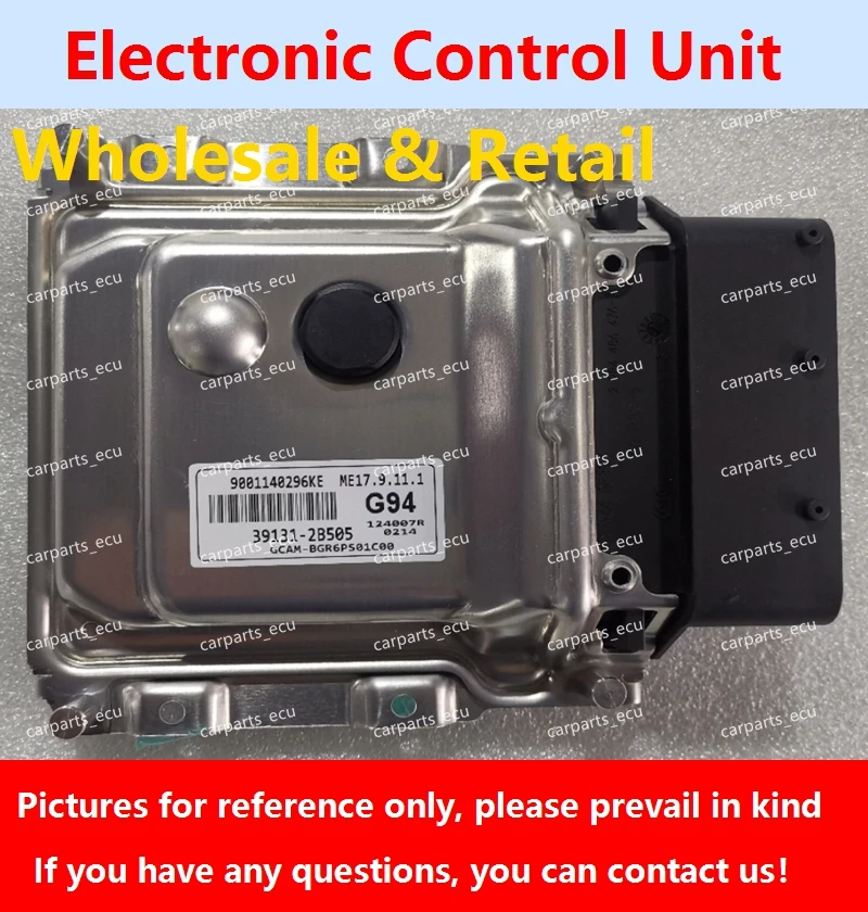 

ECU ME17.9.11.1 39131-2B505 G94 Engine computer board 39113-03218 For Hyundai kia rio cerato car 39111-03855 235