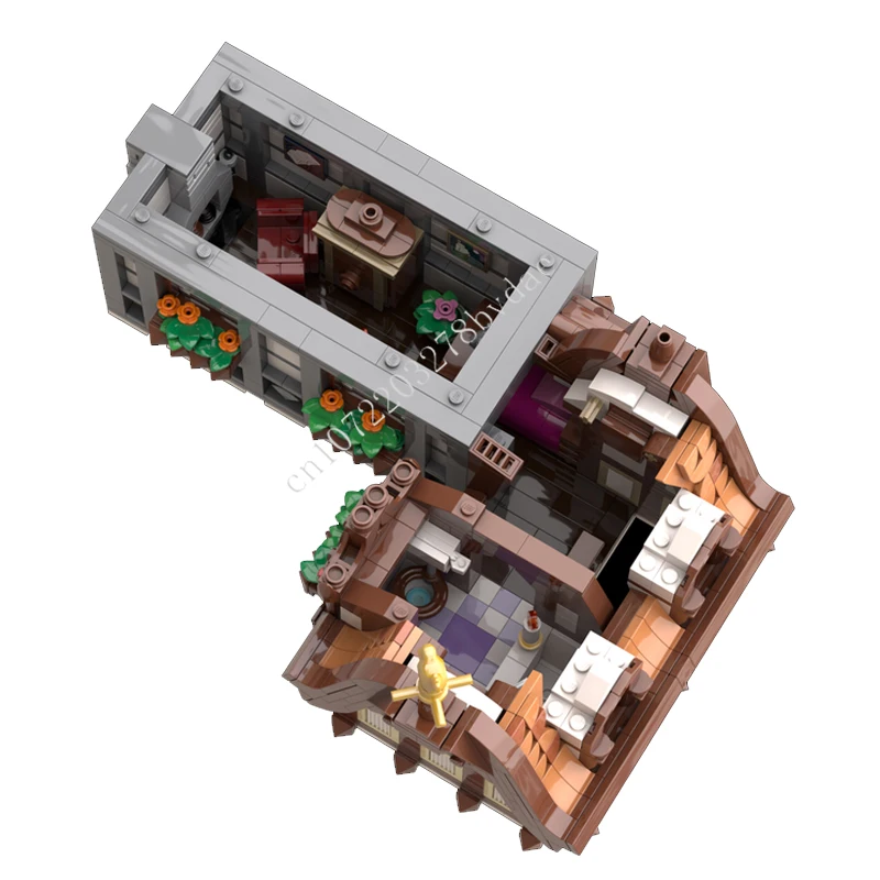 10218ピース オールドタウン MOC クリエイティブ ストリートビュー モデル 組み立てブロック 建築 DIY 教育 組み立てモデル おもちゃ 子供向け