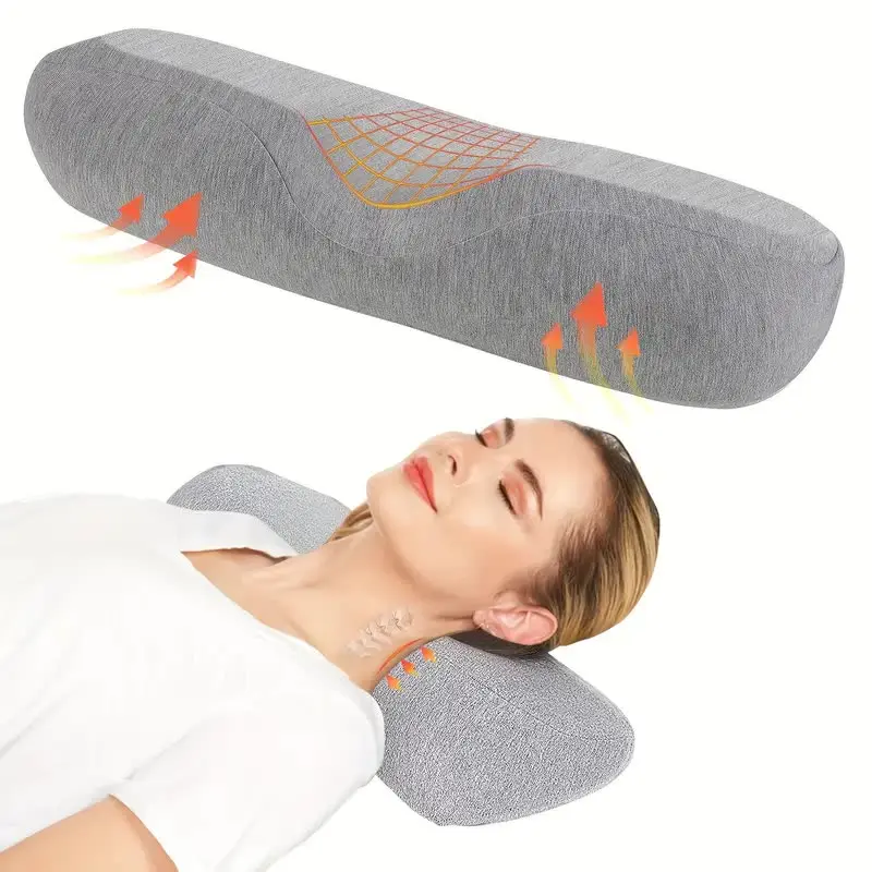 

Memory Foam Pillow Orthopedic Cervical Cushion Ergonomics Massage Sleeping Pillow Neck Pain Relief Slow Rebound Cushion Bedding