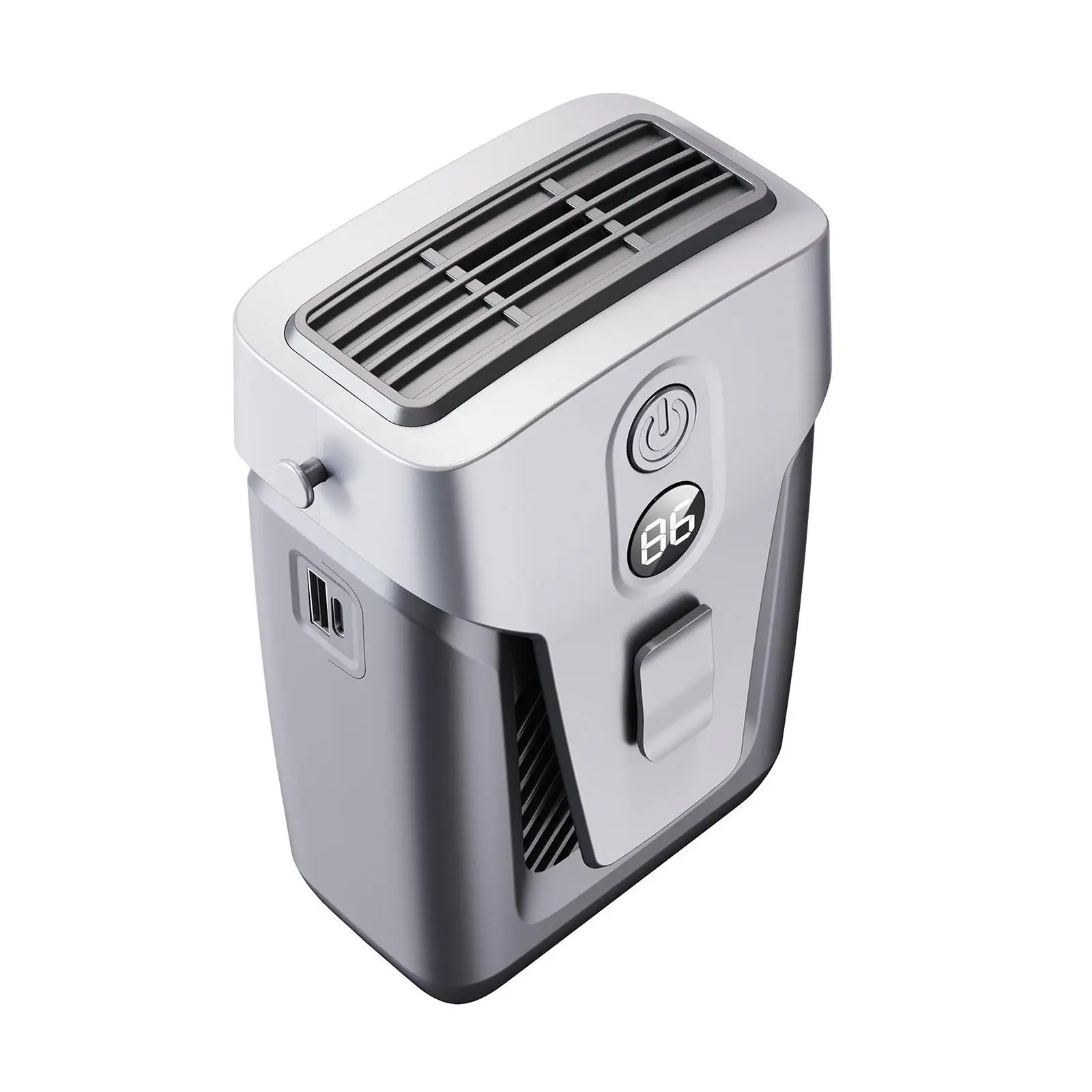 المحمولة مروحة صغيرة الخصر كتم العمل مروحة 12000mAh الخصر كليب مروحة معلقة الرقبة مروحة للرياضة الدراجات البستنة المشي لمسافات طويلة السفر