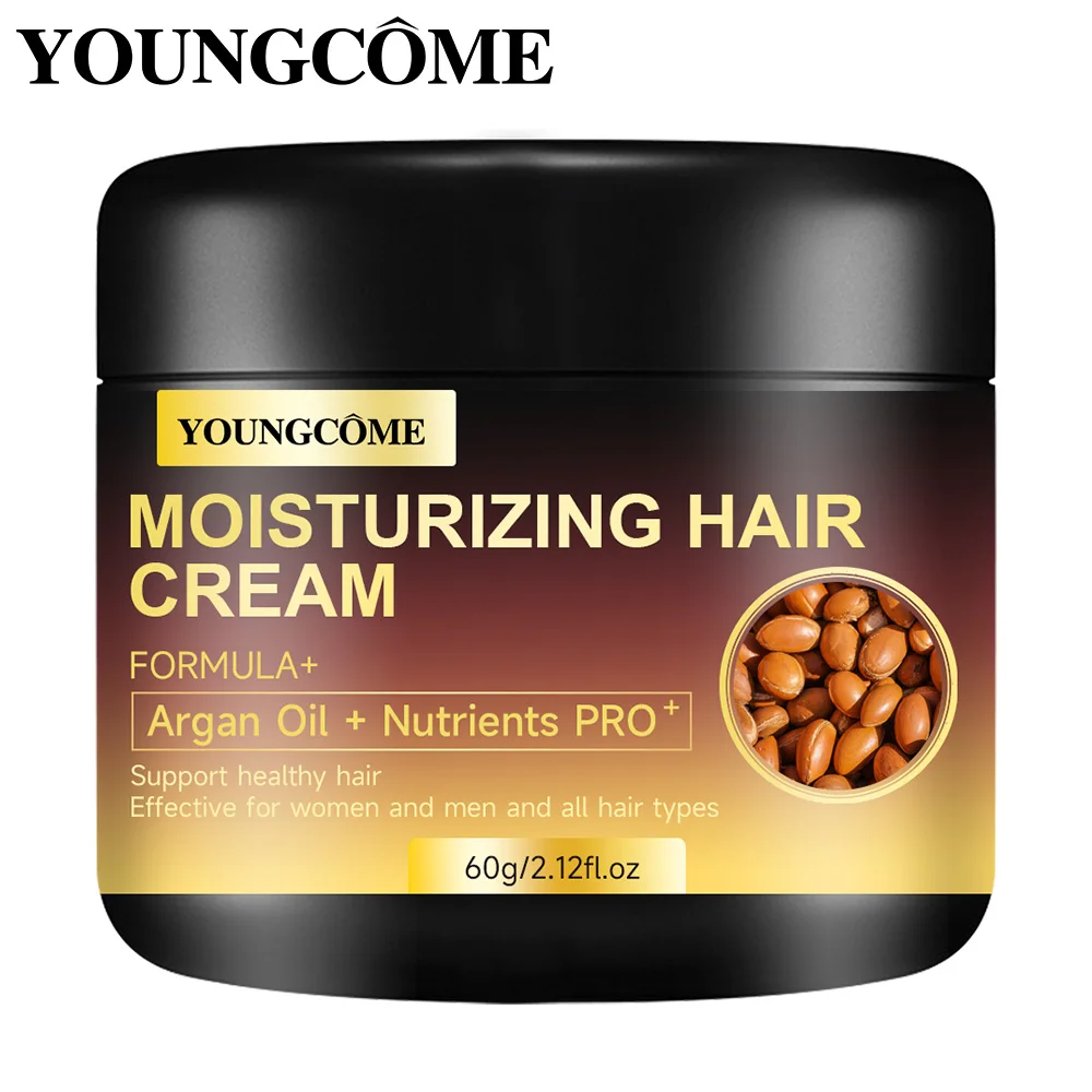Argan Oil care mask, Repair Dry Hair For Smoothing Nourishing Hair Repair Hair Tangles Improve Hair Health Mask Reduce hair loss