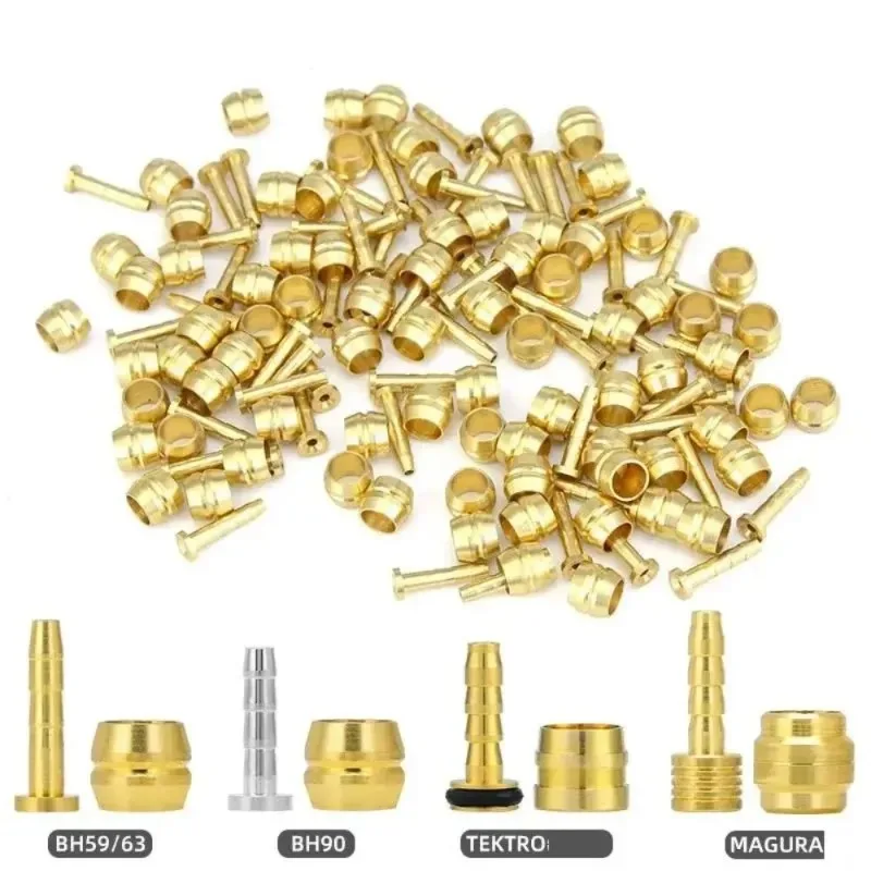 Hydraulic Brake Hose Connecting Inserts – 10/20 Pairs Olive Heads & Oil Needles for SHIMANO BH90/BH59 SRAM MAGURA MTB