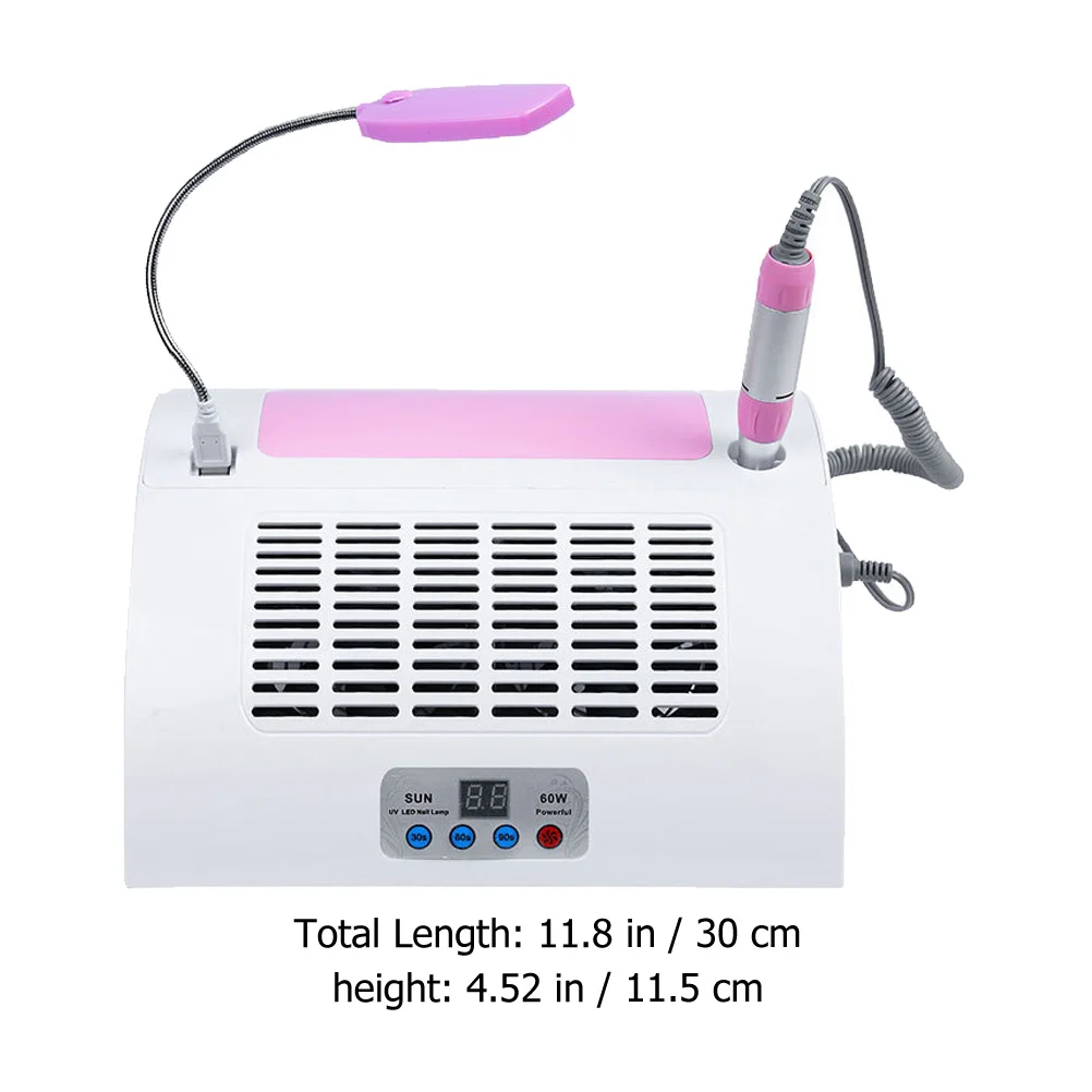 1 Juego de máquina pulidora de uñas con carga, amoladora de uñas eléctrica duradera, herramienta de manicura adecuada para uso en salón en casa, herramienta de manicura