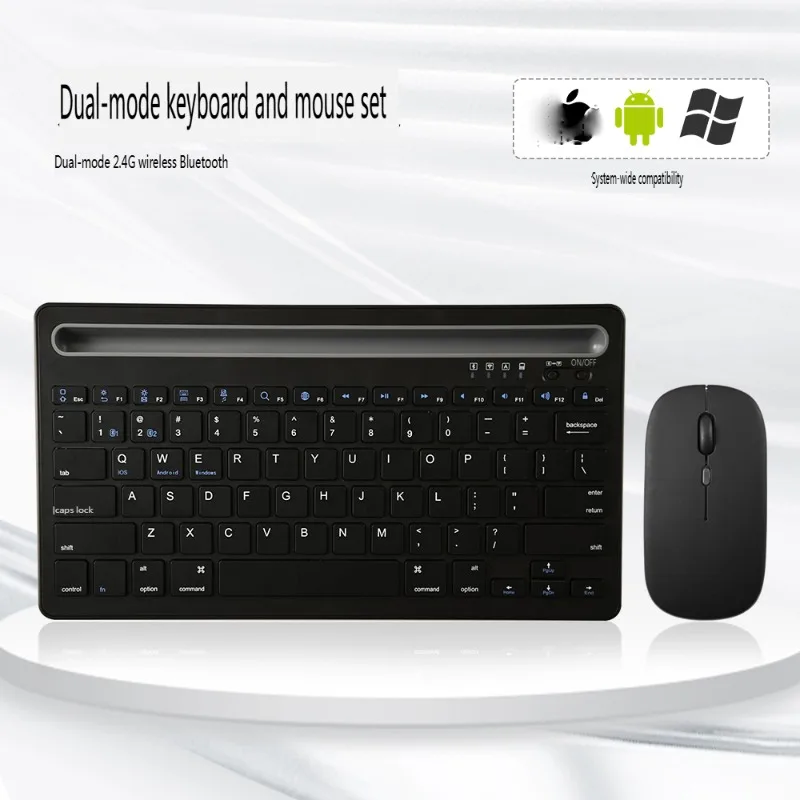 Bluetooth 2.4G Wireless Keyboard Mouse Combo Teclado Bluetooth for Laptop PC IPad Macbook Android  Notebook Ipad Keyboard