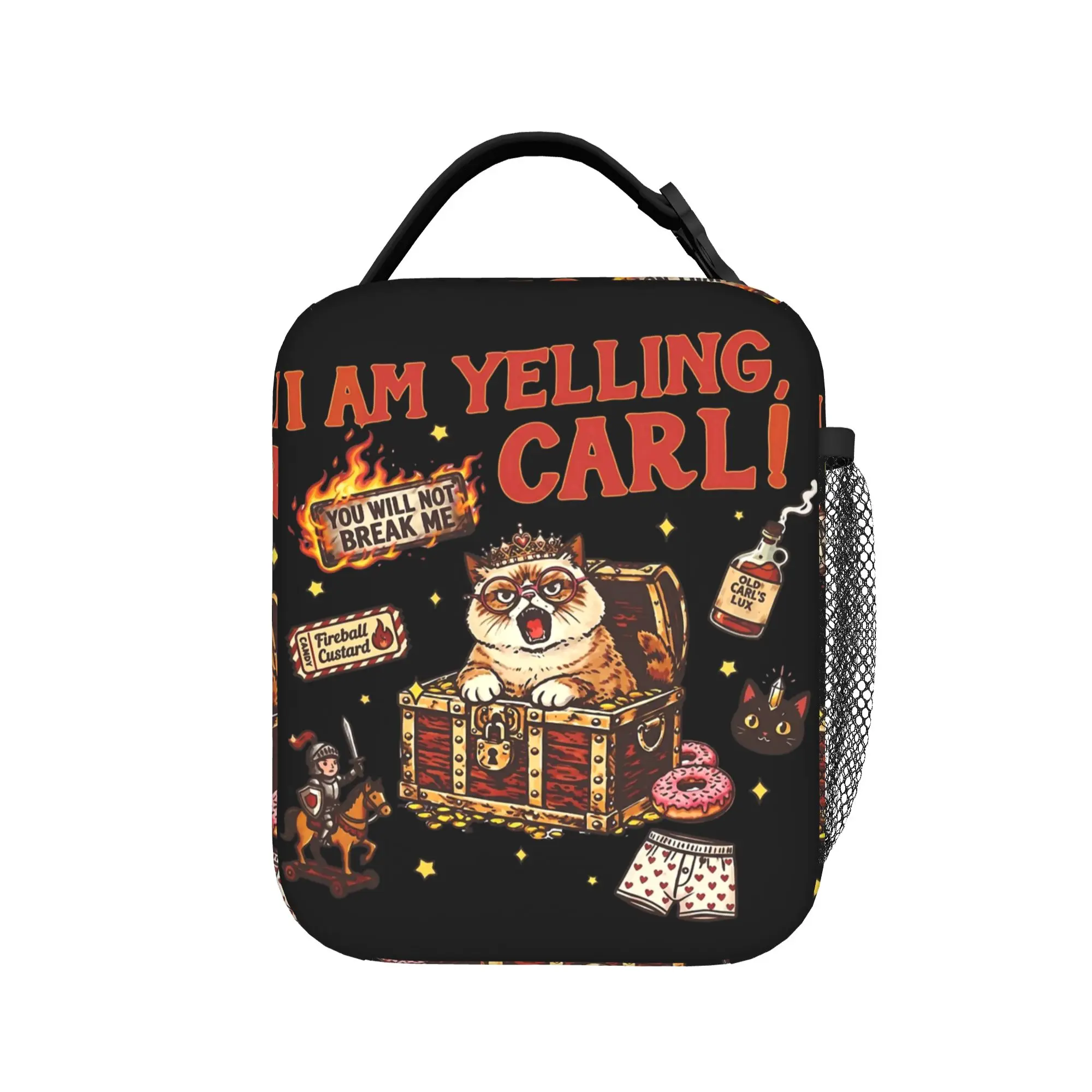 Dungeon Crawler Carl Thermal Insulated Lunch Bags for Picnic  Portable Food Container Bags Thermal Cooler Lunch Box