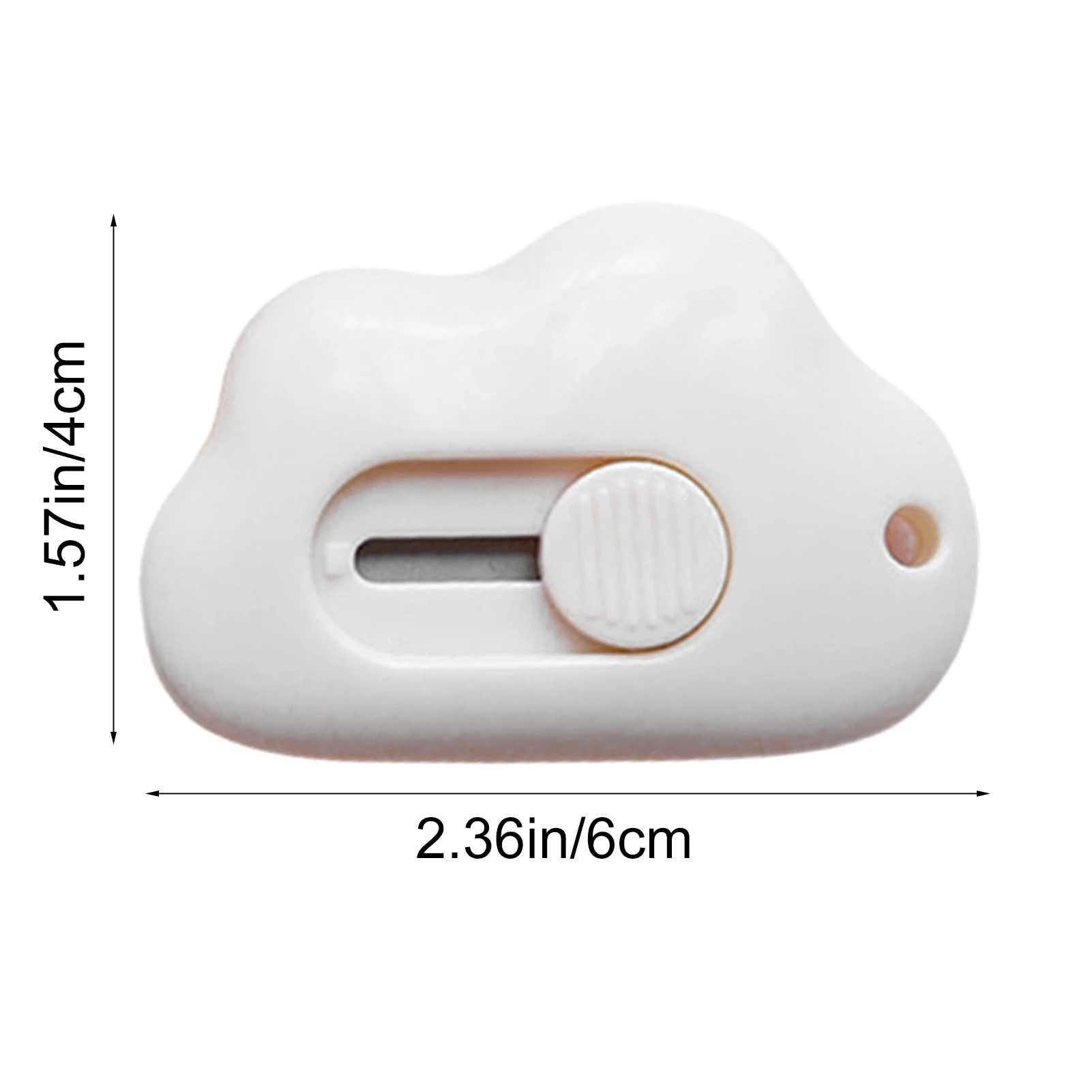 Mini Leuke Cloud Kleur Draagbare Utility Papier Snijder Doos Wikkelen Snijden Briefopener School Kantoorbenodigdheden Supplies