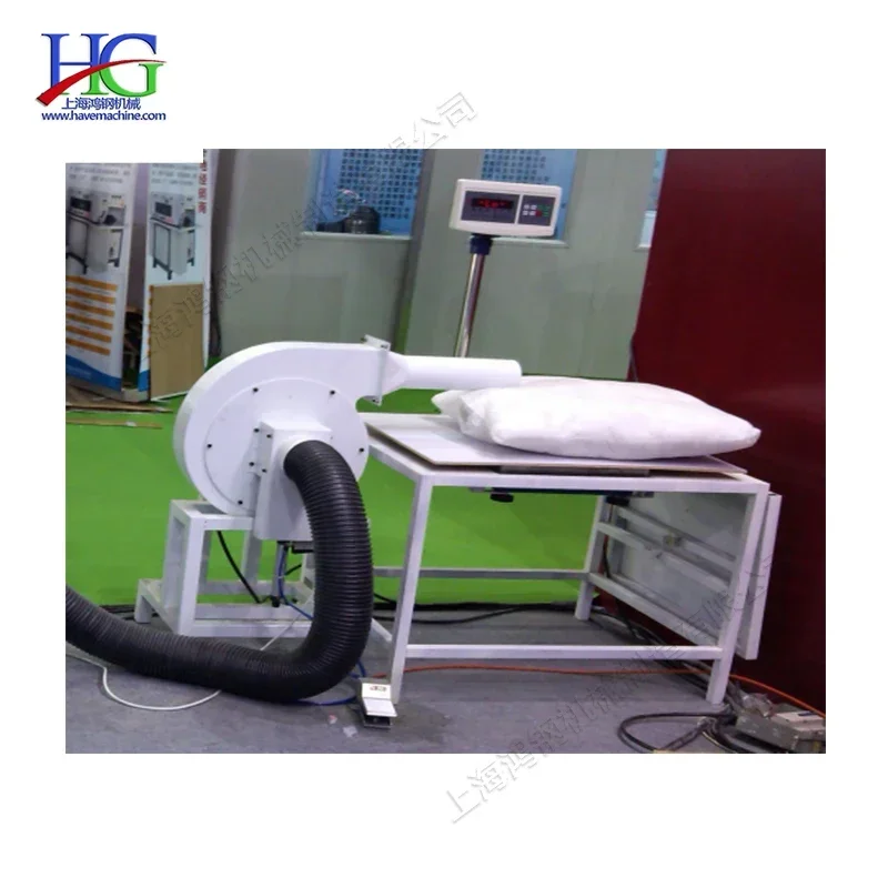 Sponge Fiber Cotton Filling Machine Pillow Sofa Cushion Filling Machine Doll pp Cotton Feather Blowing Equipment