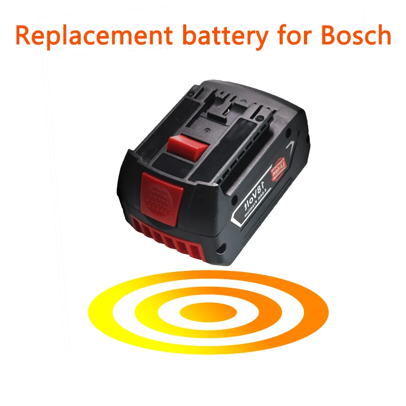 

Rechargeable Lithium Ion Battery Suitable for Bosch 18V 6.0/8.0/10.0Ah Backup Portable Replacement BAT609 BAT609G 618