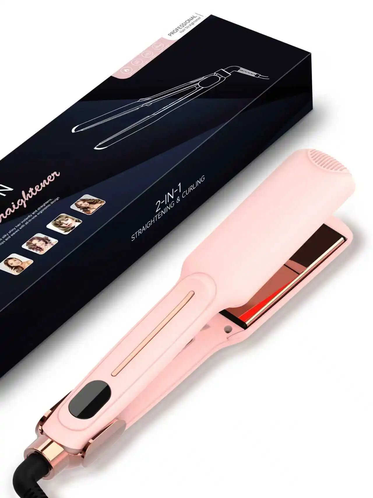2-in-1-straightener-high-quality-flat-iron-heated-comb-wide-efficient-professional-straightener-and-curling-styling-tools