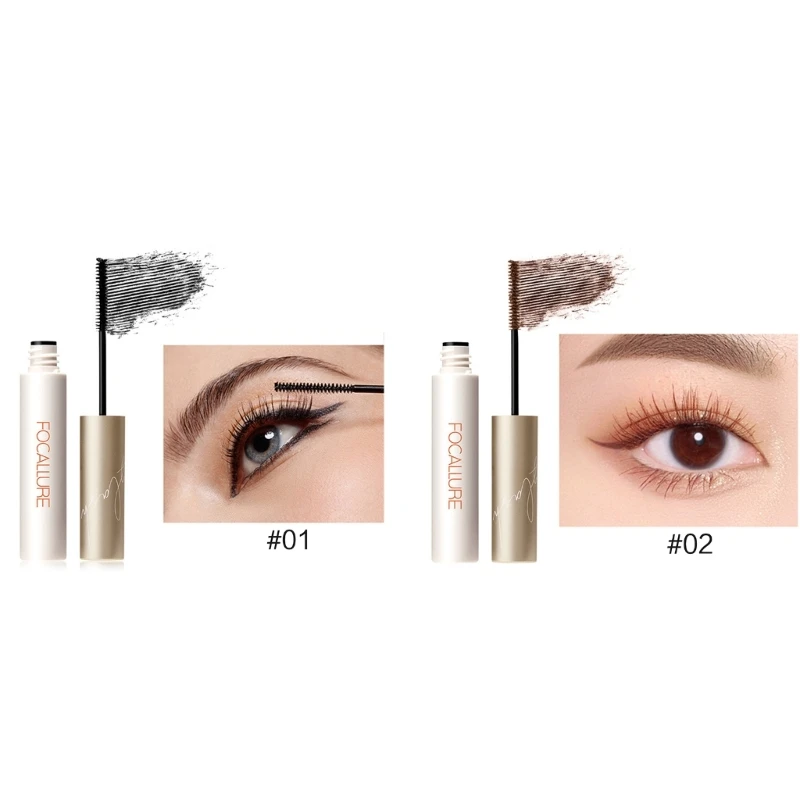 Ultrafijne Wimpers Mascara Zijde Vezels Mascara Waterdicht Volume Dikker Extension Mascara Vrouwelijke Cosmetica Make-Up