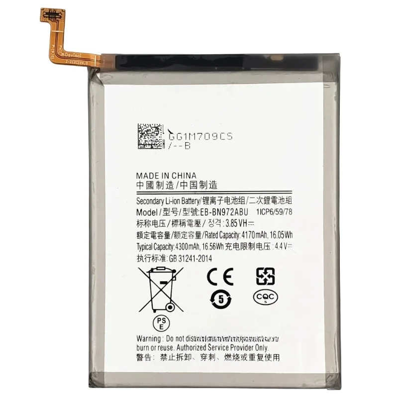 For Samsung Galaxy Note 10 Note 10 Plus  SM-N975F SM-N975DS phone Brand EB-BN972ABU 4300mAh Battery 2pcs