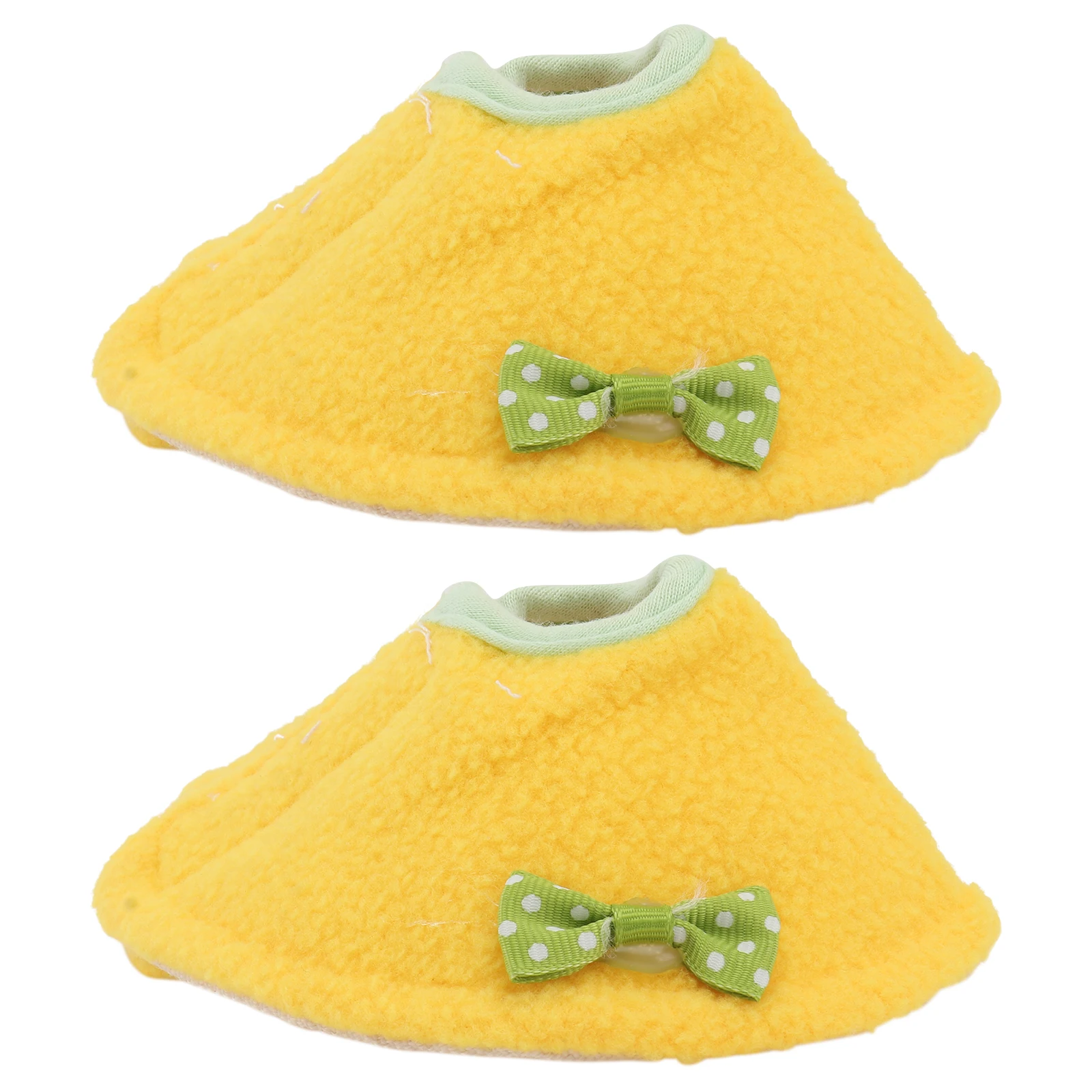 

Anti-pecking Collar Pet Bird Cloak Yellow Protective Parrot Neck Cover Prevents Licking Scratching Wounds Stylish for Pets