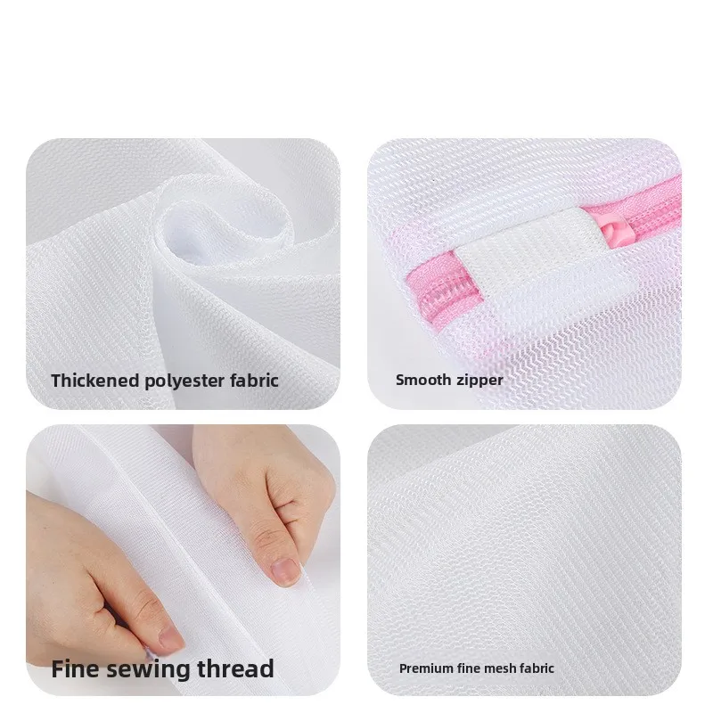 1/2/5PC Durable Polyster Mesh Zipper Storage Pouch Bag Stuff Sack Multipurpose Home Outdoor Travel Activity Pouch Laundry Bag