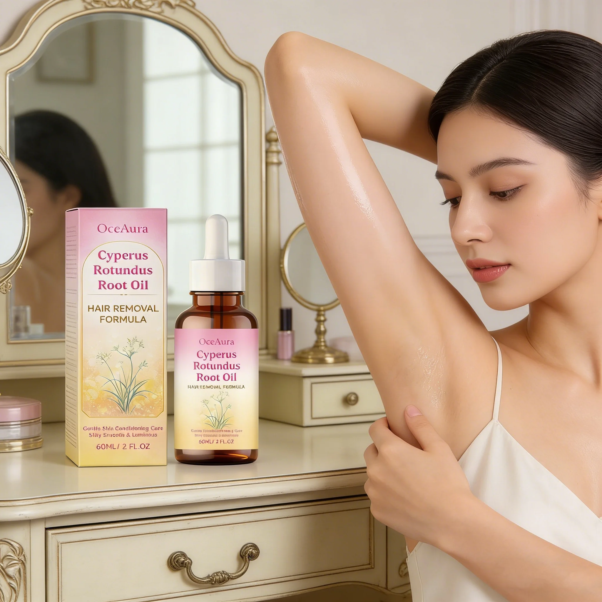 OCEAURA Fragrant Aconitum Hair Removing Essential Oil Relieve Discomfort After Hair Removal Hair Growth Inhibiting Essential Oil