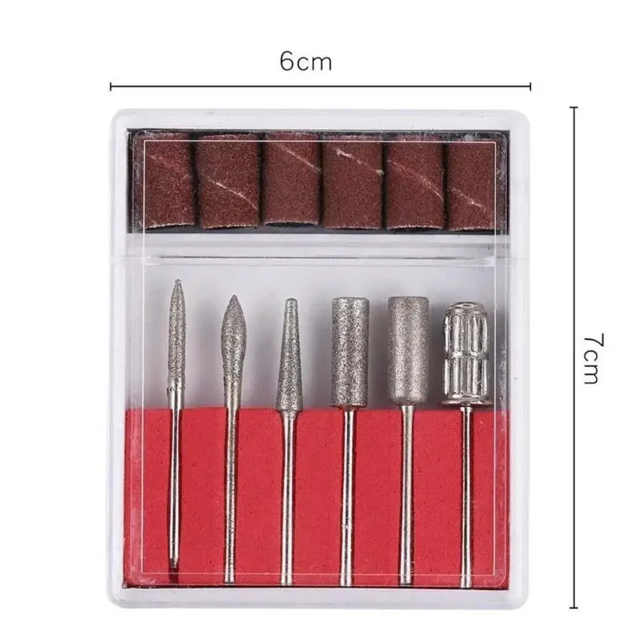 1 Set Drill Bit Set 6-piece Milling Cutter Polishing And Removing Accessories Woodworking Hand Tool Accessories