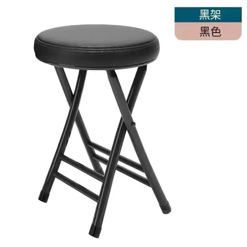 Folding Stool Household Small Stool Dressing Table Bedroom Living Room Bench Soft Bag Portable Chair