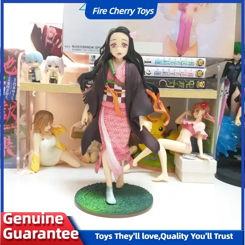 

21cm Original Wing Aniplex Demon Slayer Overcoming The Sunlights Nezuko Anime Character Action Figure Collection Model Toy Gift