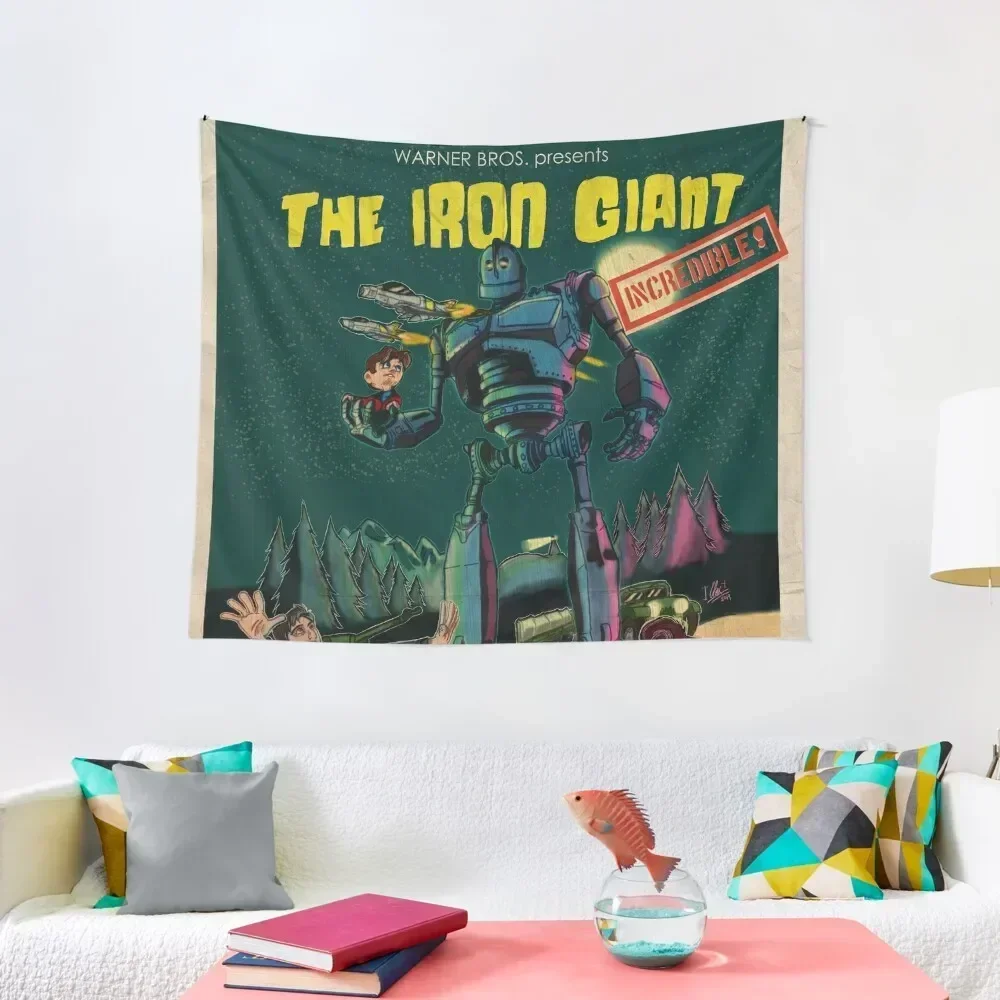 The Iron Giant 20th Anniversary Poster Tapestry House Decoration Outdoor Decoration Tapestry