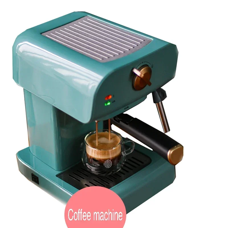 

Retro Coffee Machine Full Semi-Automatic Constant Temperature Extraction Italian Concentrate Instant Steam Integrated Milk Froth