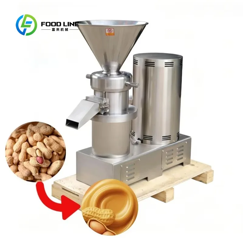 

High Quality Electronic Colloid Grinder Cocoa Bean Sesame Peanut Butter Paste Grinding Mill Customized